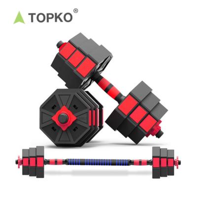 China Great for TOPKO New Hot Selling Adjustable Aerobics Fitness Gym Cement Dumbbell Set for sale