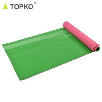 China Unique Textures Design For New HPE Pilates Yoga Gym Sports Non-Slip Hot Selling Outdoor Yoga Mat TOPKO Amazon Non-Slip Mat Yoga Material for sale