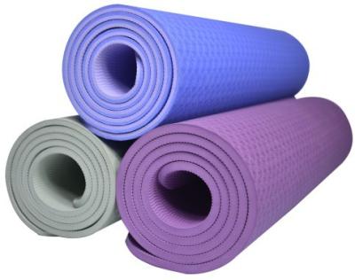 China Wholesale High Quality Super Grip New Top Selling And Custom Printed Strip Yoga Mats 100% Eco Friendly for sale