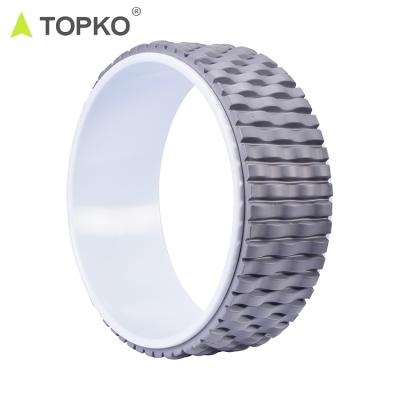 China TOPKO universal wholesale printed 32*13cm ABS tube yoga wheel ABS for sale