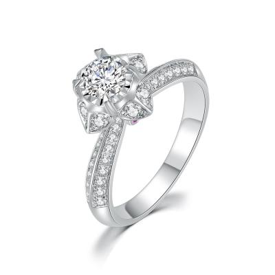 China FASHIONABLE Original Factory Customized 1 Carat Engagement Romance Diamond Ring for sale