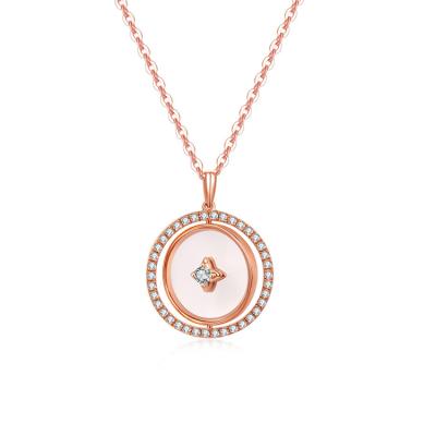 China Fashionable Genuine Round Crystal Gemstone Pendant Necklace Wholesale Price for sale