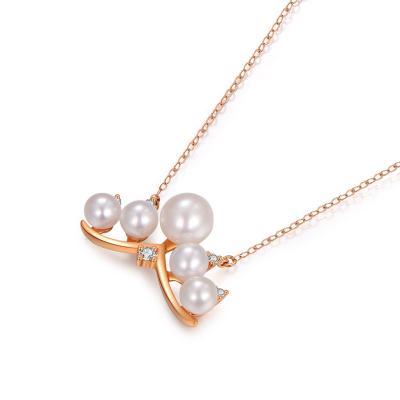 China Vintage FASHIONABLE white pearl factory price pendant necklace for mother for sale