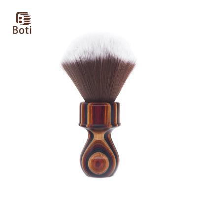 China Shaving Brush Wooden Handle and Synthetic Hair Knot Handmade Whole Shaving Brush for Men's Beard Cleaning Tool for sale