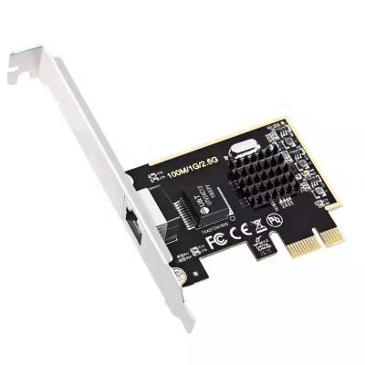 China New Hot Selling Desktop 2.5G Network Adapter Card with Realtek 8125 Chipset Network LAN Card for sale