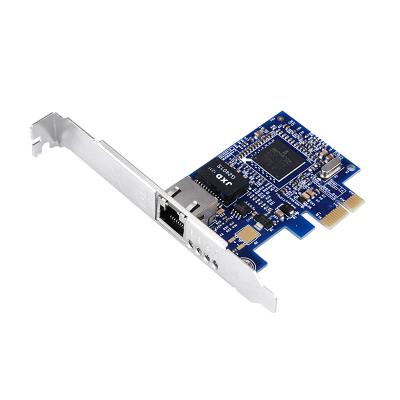 China Ethernet Card RJ45 DIEWU RJ45 LAN Port PCIe1x Gigabit 1G 1000Mbps Diskless Network Card for sale