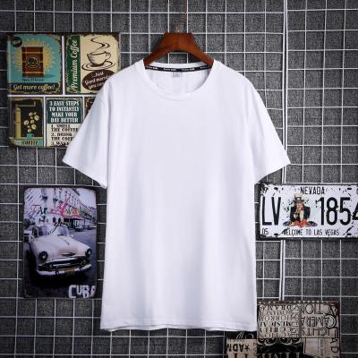 China Factory direct Anti-wrinkle solid color shirt polo t-shirt men's direct loose empty shirt quick-drying simple T-shirt for sale