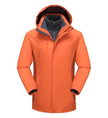 China Hot-selling waterproof technology 360 degree rain storm grade Three-in-one long-sleeved thickened outdoor jackets outdoor jackets for sale