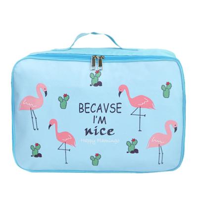 China 2022 New Style Fashion Wholesale Large Capacity Travel Cosmetic Storage Bag Waterproof Cartoon Oxford Cloth Cosmetic Bags for sale