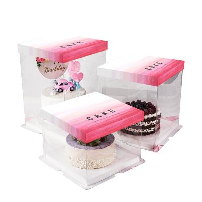 China Recycled Materials Paper Transparent Plastic Wrapping Box Wrapping Paper Sushi Tray With PET Lid for sale