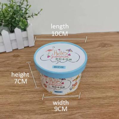 China Hot Recycled Ice Cream Cups Ice Cream Paper Cup From Materials Factory Wholesale Price Te koop