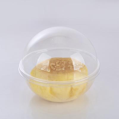 China Food Grade Plastic Container Wedding Cake Sweets Tiramisu Bread Mousse Cookie Biscuit Biodegradable Biodegradable Box for sale