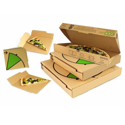 China Recycled Plastic Package Box Materials Pizza Box Bag Sandwich Takeout Gift Box For Pizza for sale