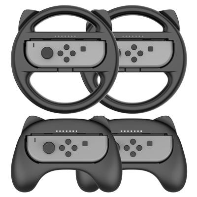 China ERGONOMIC Switch Steering Wheel For Nintendo Switch JOYPAD Controller Racing Steering Wheel Switch Controller Protective Shell for sale