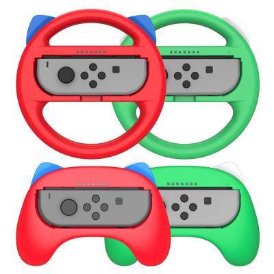 China ERGONOMIC Switch Handle Wheel Controller Grip For Nintendo Left And Right Switch Racing Steering Wheel Holder for sale