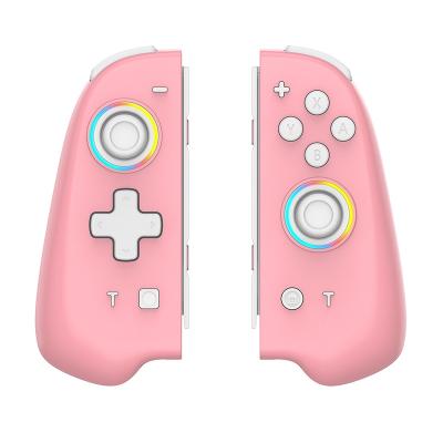 China Motion Sensing Private Style Wireless Switch Pro Controller With Wake Up Function RGB Right Left Joypad Light for sale