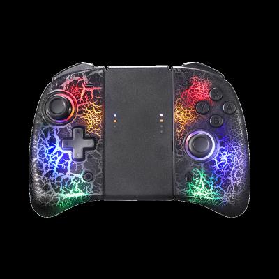 China VIBRATION MOTOR Private Model Switch Wireless Joypad Big Size With Pro Function Programmable Switch Turbo Light Button RGB Controller for sale