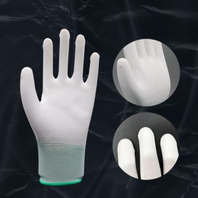 China Safety Work WG001, Polyurethane (PU) Coated Safety WorkGloves with Grip, Breathable and Flexible for sale