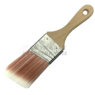 China Small Nylon / Polyester Filament Wood Handle Cleaning Chalk Factory Price CTWHPB015 Paint Brush Wax Brushes for sale