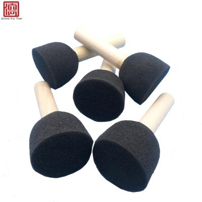 China Factory Price Wholesale Wooden Handle Mushroom Moss Cleaning Brushes CTWHPB050 for sale