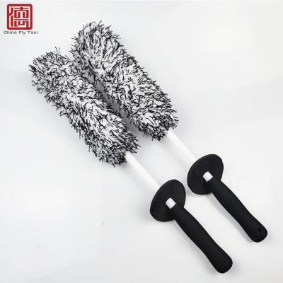 China CTCC0040 Microfiber Wheel Brush and Rim Brush For Car Washing Premium Good Quality for sale