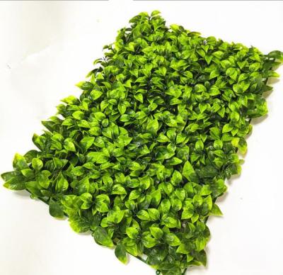 China Wholesale Eco-friendly Artificial Wall Hedge Boxwood Green Grass Wall For Background Decoration for sale