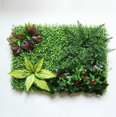 China Eco-friendly Wholesale Artificial Vertical Garden Wall Plant 3D Green Plant Wall Panel for sale