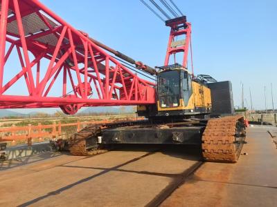 China Used Hydraulic Crawler Crane 135ton Sany SCC1350A-1 Crawler Mounted Mobile Crane for sale