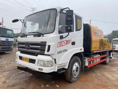 China 2019 Model Used Transported Mobile Concrete Pump Sany Chassis With YC4E6185 Engine for sale