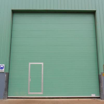 China Wholesale Quick Straight Up Heat Insulated High Lifting Sectional Industrial Door for sale