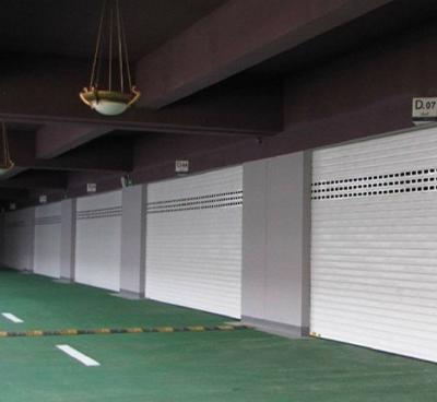 China Heat Insulation Motorized Industrial Automatic Fire Rated Rolling Shutter Door for sale