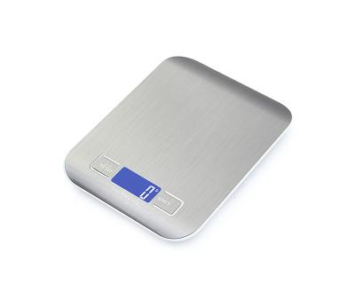 China High Accurate Stainless Steel LCD Display Kitchen Weighing Scales Digital Weight Measuring Scales for sale