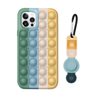 China Shockproof liquid silicone designer fidgety person toys phone cases for iphone 11/11 pro case silicone case cover iphone max/12/12 for sale