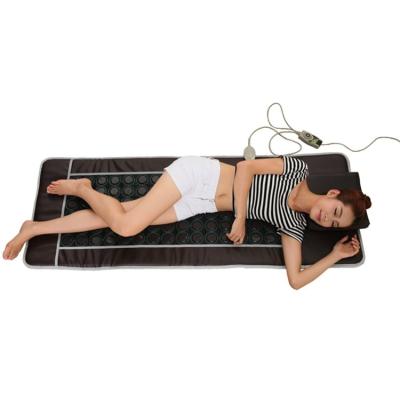 China Manufacturer CE Price FIR Tourmaline Electric Home Massage Heating Body Jade Stone Sauna Floor Mat for sale