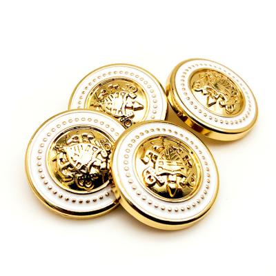 China British high quality fashionable factory style men's and women's metal suit circle button for sale