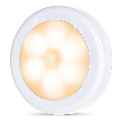 China Modern circular motion sensor human light, night light for buffet stairs installed by magnet adsorption for sale