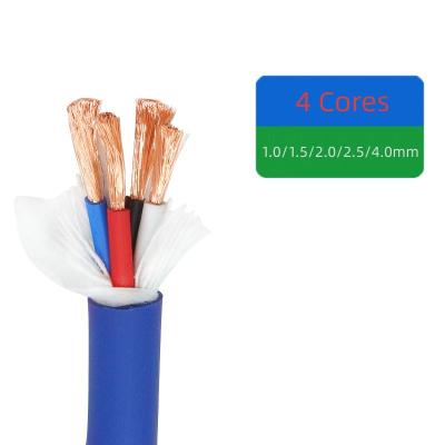 China HOME THEATER OFC Audio Video Cable 4 Core 1mm 1.5 PVC 10awg 6 Mm 2mm 4mm 12 15 18 A.W.G. for sale