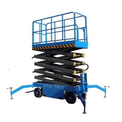 China Hydraulic Aerial Work Platform Self Propelled Mobile Hydraulic Scissor Lift Electric Scissor Lifts for sale