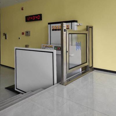 China Modern Outdoor / Indoor Small Vertical Platform Lift Wheelchair Lift Home Elevator For Disabled for sale