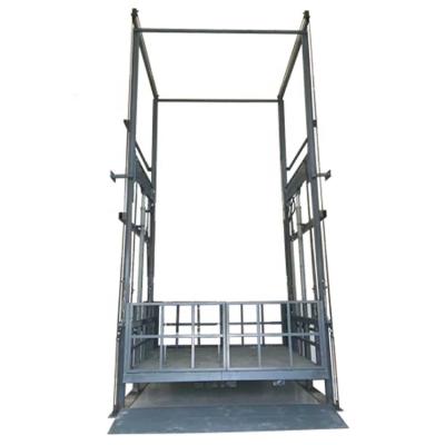 China Wall Mounted Industrial Small Goods Elevator Freight Building Material Shops Lift Hydraulic Cargo Elevator for sale