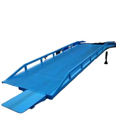 China Hydraulic mobile container forklift container dock ramp containerl hotels portable loading ramp yard ramp for truck forklift for sale