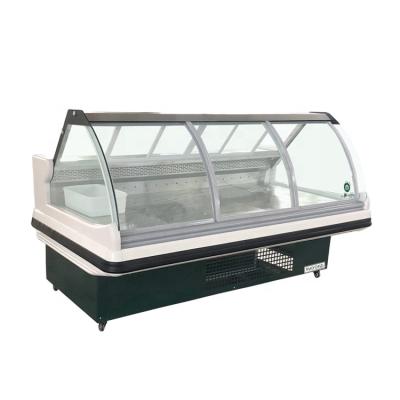 China PHIYOND SSG-B Single-temperature Supermarket Sliding Glass Doors Food and Meat Fridge Display Freezer Showcase for sale