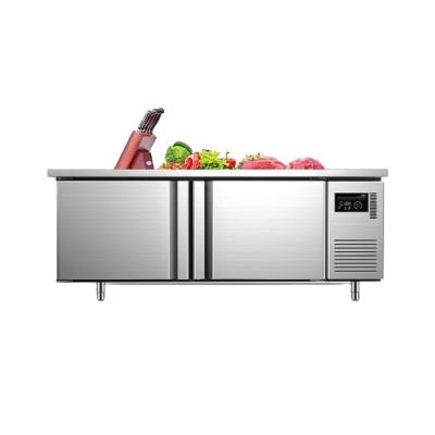 China PHIYOND GZT-1200X600X800 Single-temperature/Double-temperature Stainless Steel Workbench Refrigerator Fresh-keeping Fresh-keeping Refrigerated Table for sale