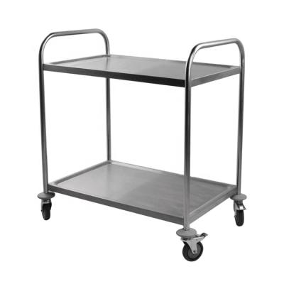 China PHIYOND Stainless Steel Commercial Round Tube Stainless Steel Serving Cart for sale