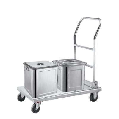 China Tools PHIYOND Stainless Steel Platform Hand Push Folding Trolley for sale