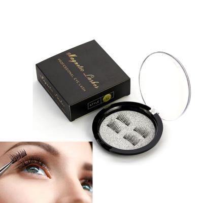 China Factory Wholesale 3D Long Magnetic Lashes Natural Eyelashes Design NEW With Two Magnets Easy To Wear-CT06 for sale