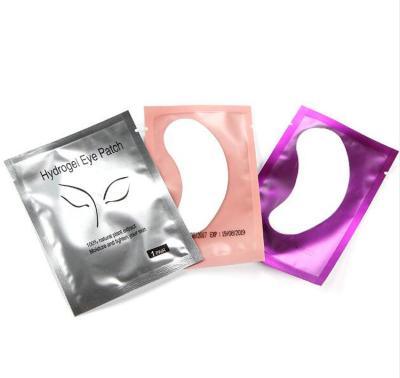 China Eyelash Patches Colorful Super Thin Lint Free Eyelash Under Eye Pads Eyelash Patches For Eyelash Extension Makeup Tools for sale