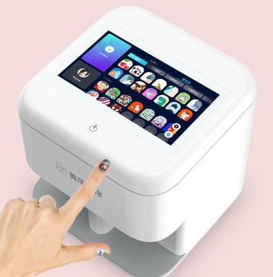 China Fast Printing Wifi USB DIY 3D Digital Nail Art Printer Mobile Nail Printer Automatic Machine ELT0740 for sale