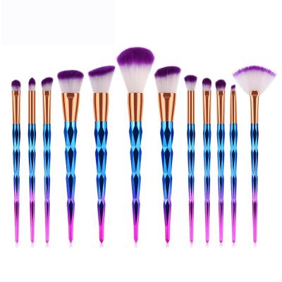 China Angular Blush 12PCS/lot Makeup Brushes Eyeshadow Professional Blending Eyebrow Make Up Brush Beauty Set Base Blending Cosmetic Kit for sale