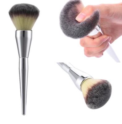 China Extra Large Face Makeup Beauty Powder Brush Makeup Brushes Blush Round Foundation Make Up Large Cosmetics Foil Brushes Soft Face Makeup for sale